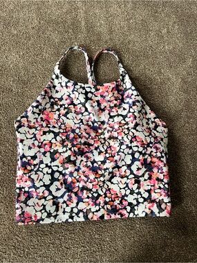 Old Navy Powersoft tank- Pink/White/Black